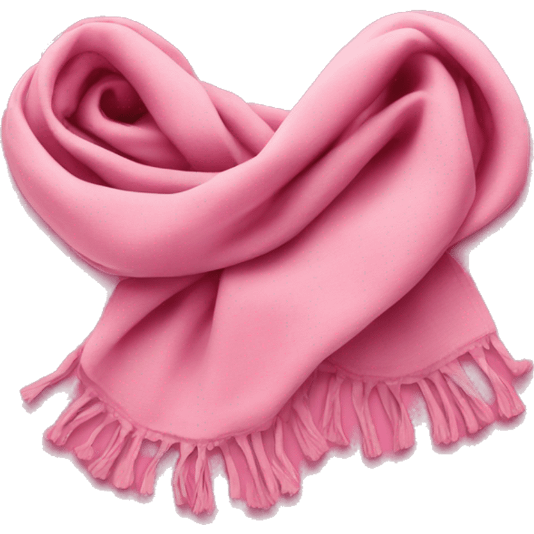 Scarf pink emoji