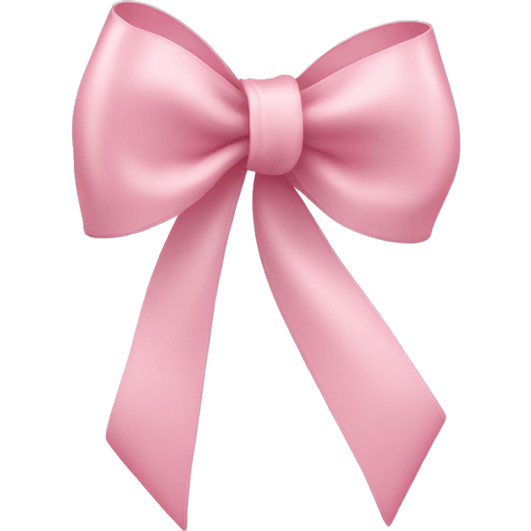 Light pink thin ribbon bow emoji