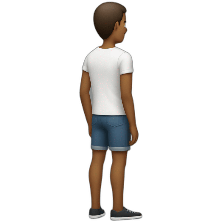 homme avec les jambes en forme de c qui vont vers l'arriere  emoji