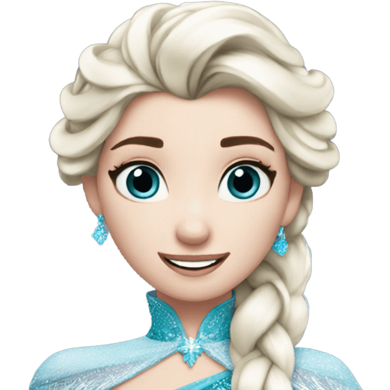 Elsa frozen emoji