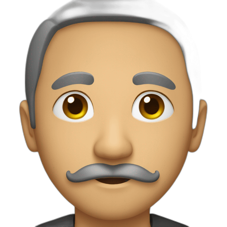 Eurasian man moustache emoji