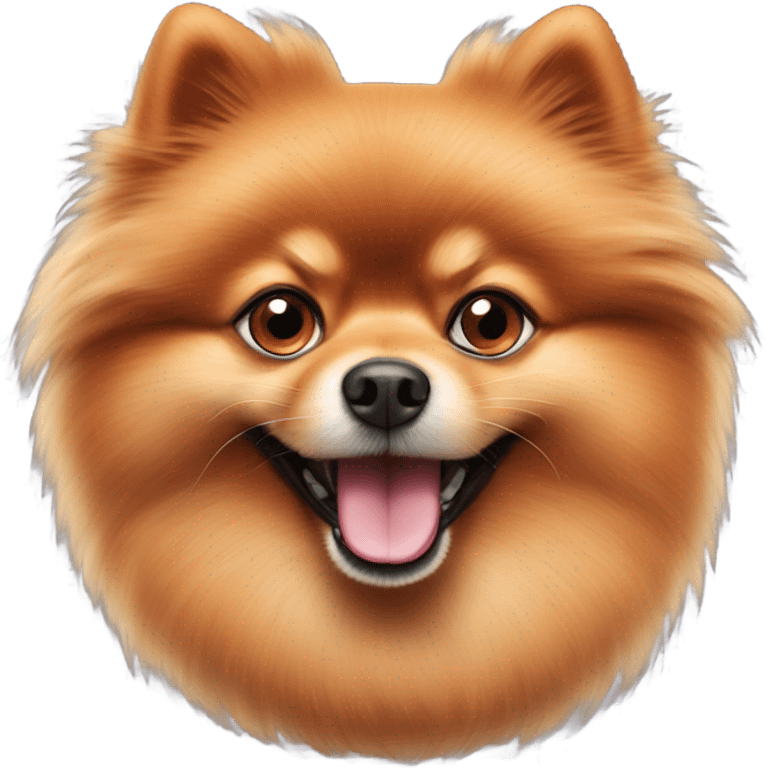 red Pomeranian Spitz emoji