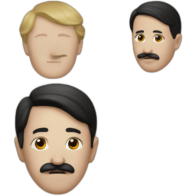 Hitler and his friend emoji