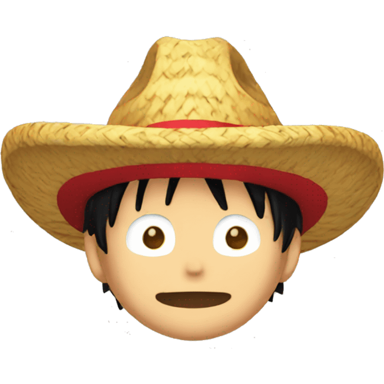 Luffy sombrero emoji