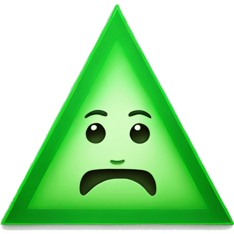 Green triangle  emoji