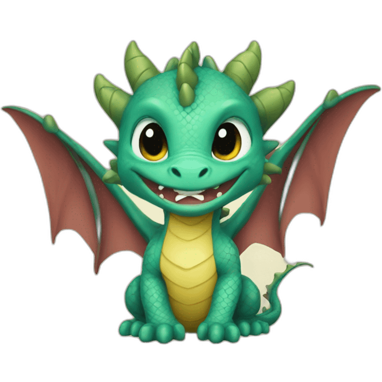 Dragon baby emoji