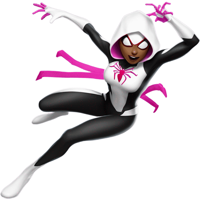 Spider-Gwen pose emoji