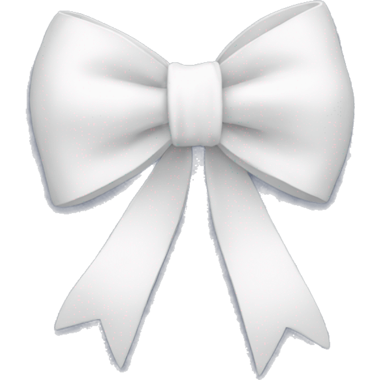 white bow emoji