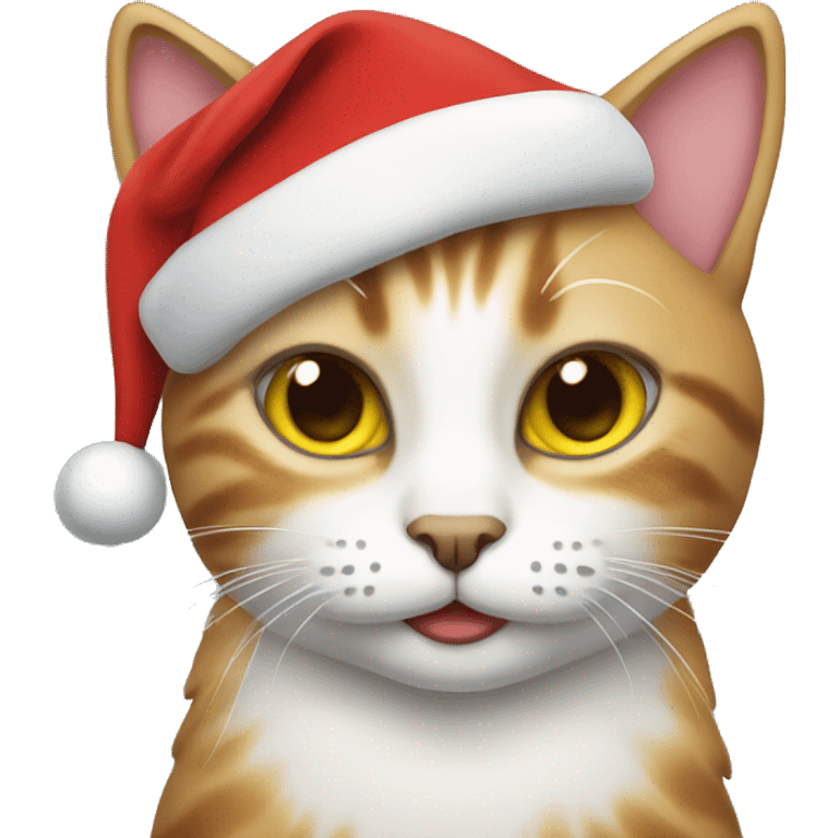 Christmas cat emoji