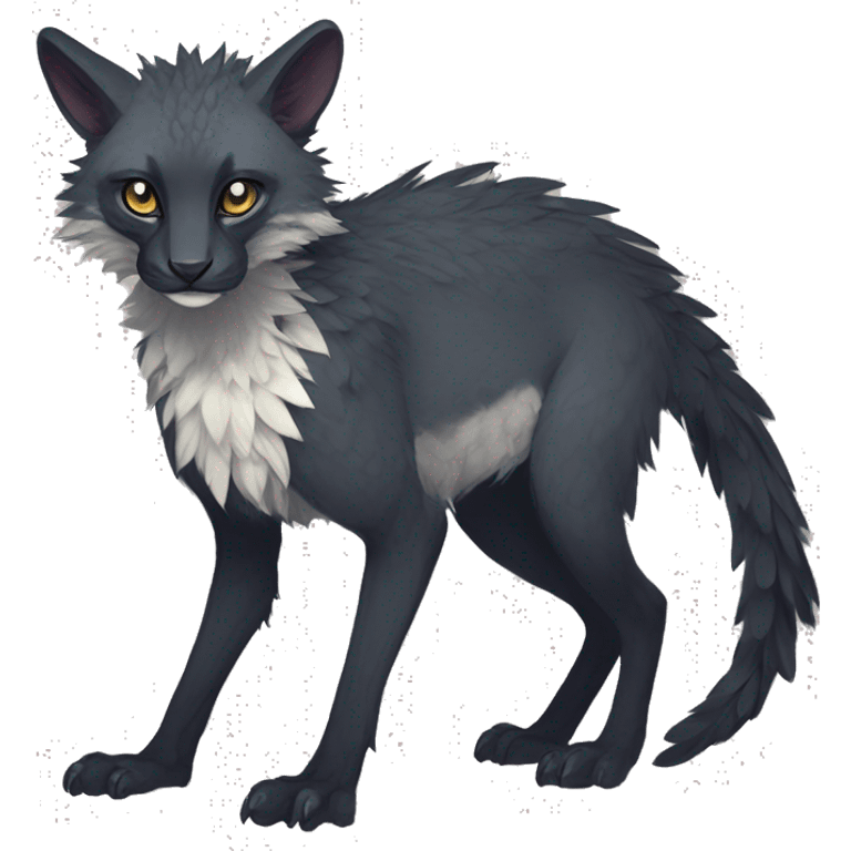 Modern Rare Fantasy Vernid-Trico-species by LiLaiRa full body emoji