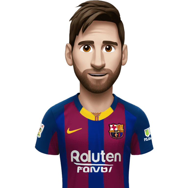 La cara de messi emoji