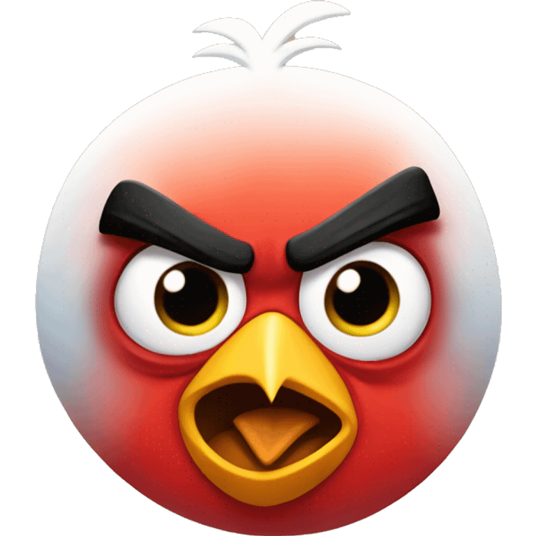 Cute angry bird  emoji