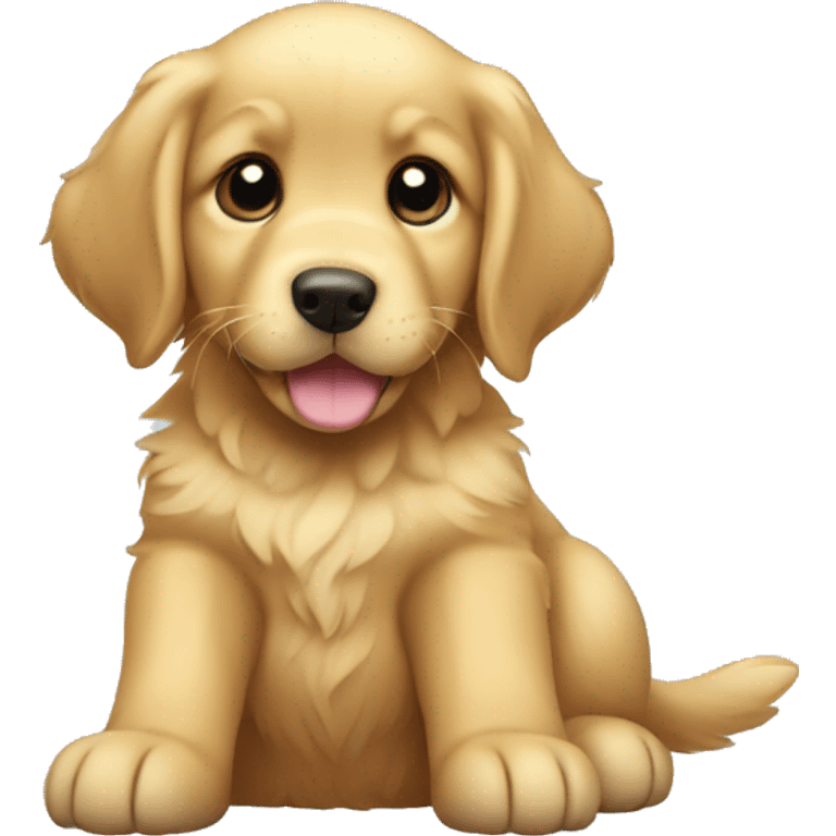 Golden Retriever puppy emoji