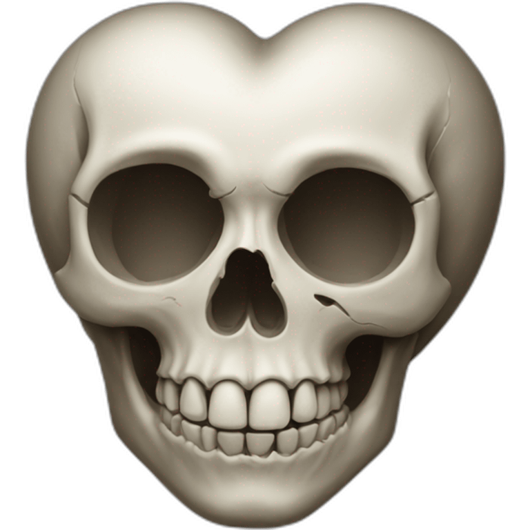 heart shape skull emoji