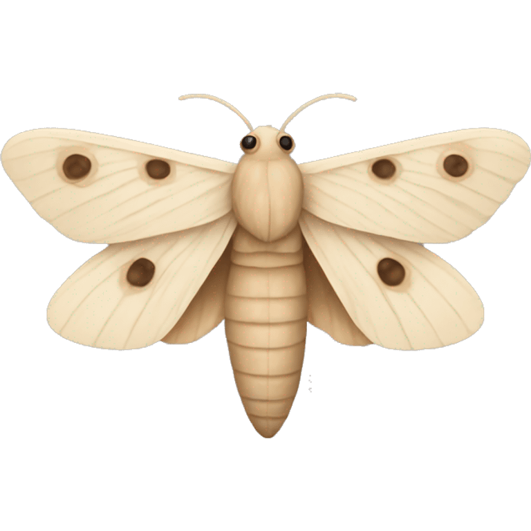 Beige moth emoji