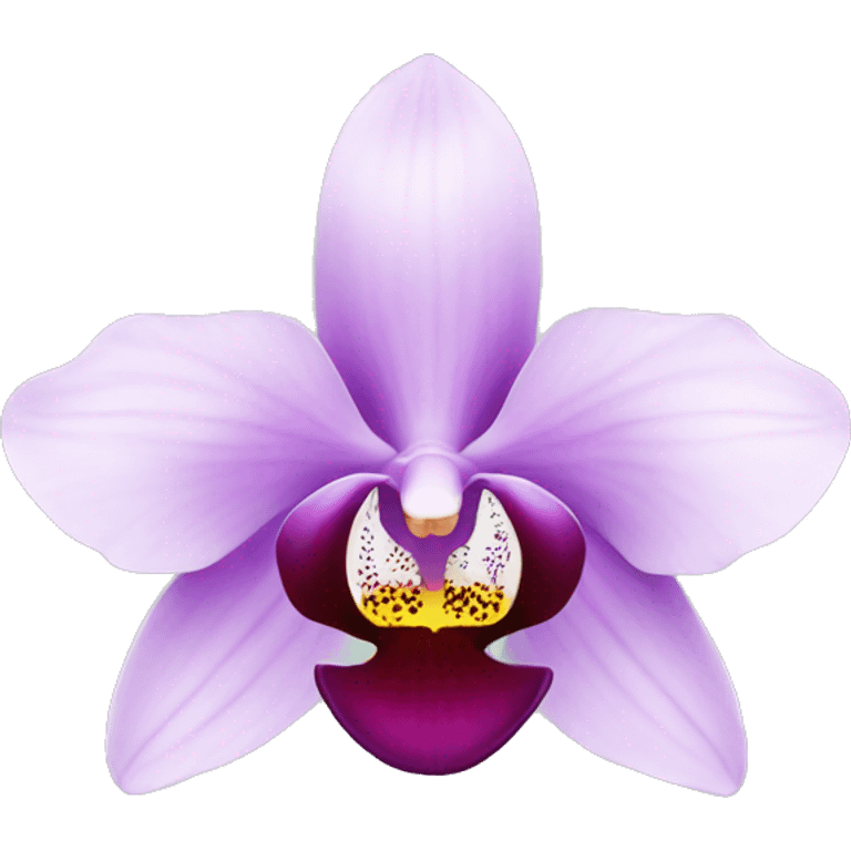 orchid flower emoji