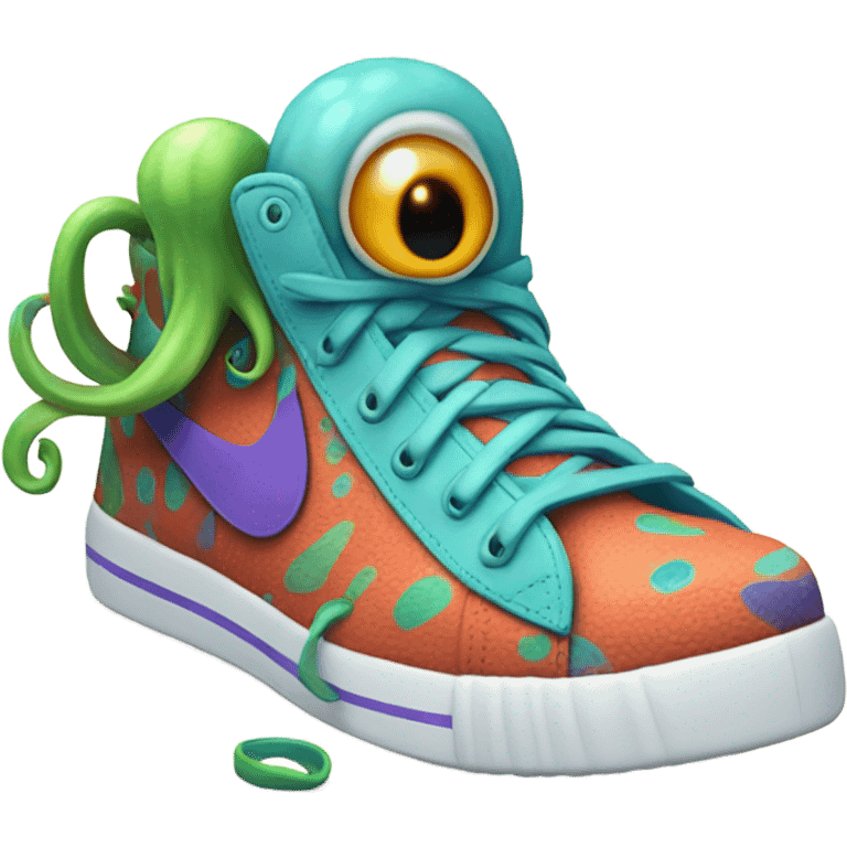 squid wearing nikes emoji