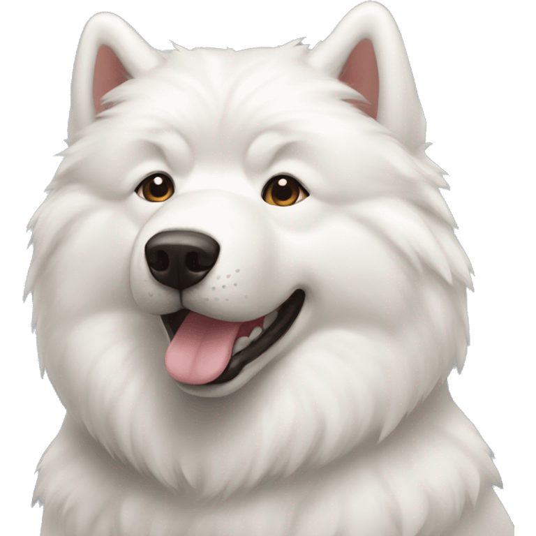 buff samoyed emoji