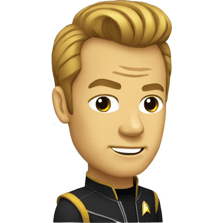 Captain Kirk star trek emoji