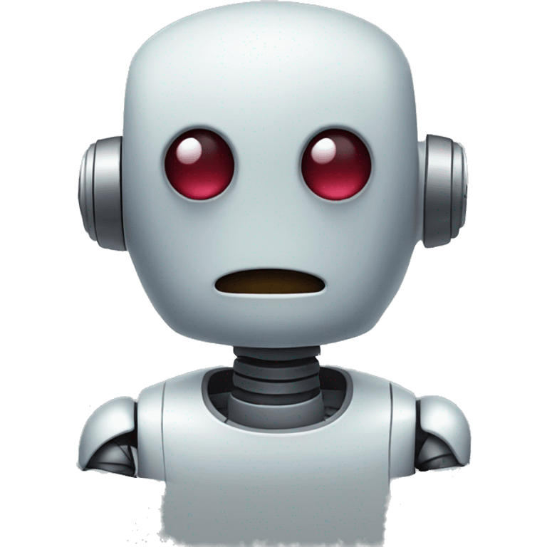 sad robot programming emoji