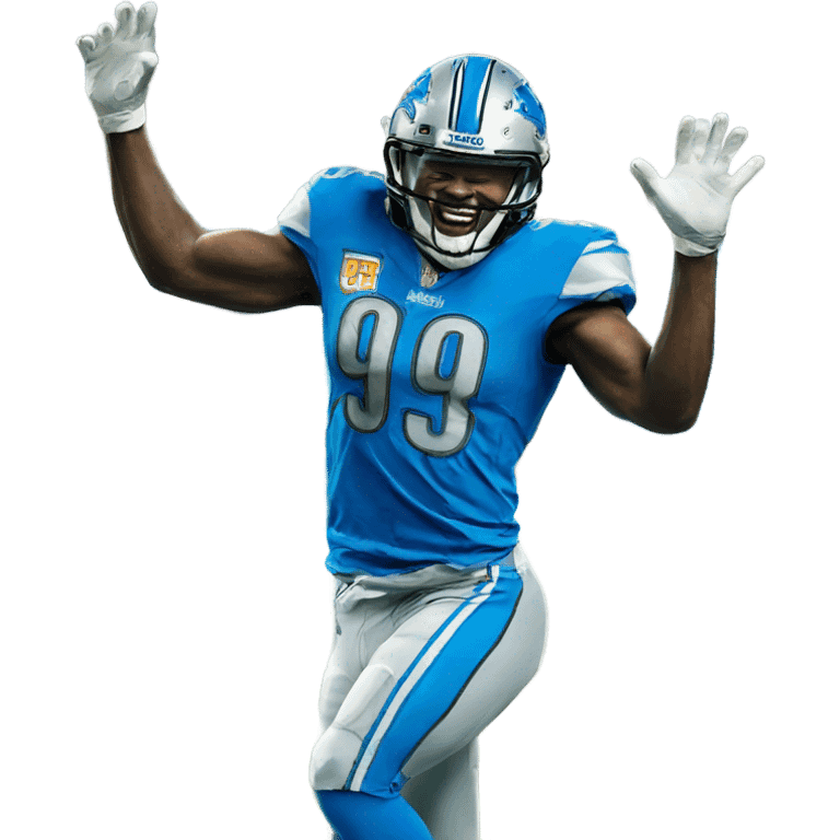 Detroit Lions beating jaguars  emoji