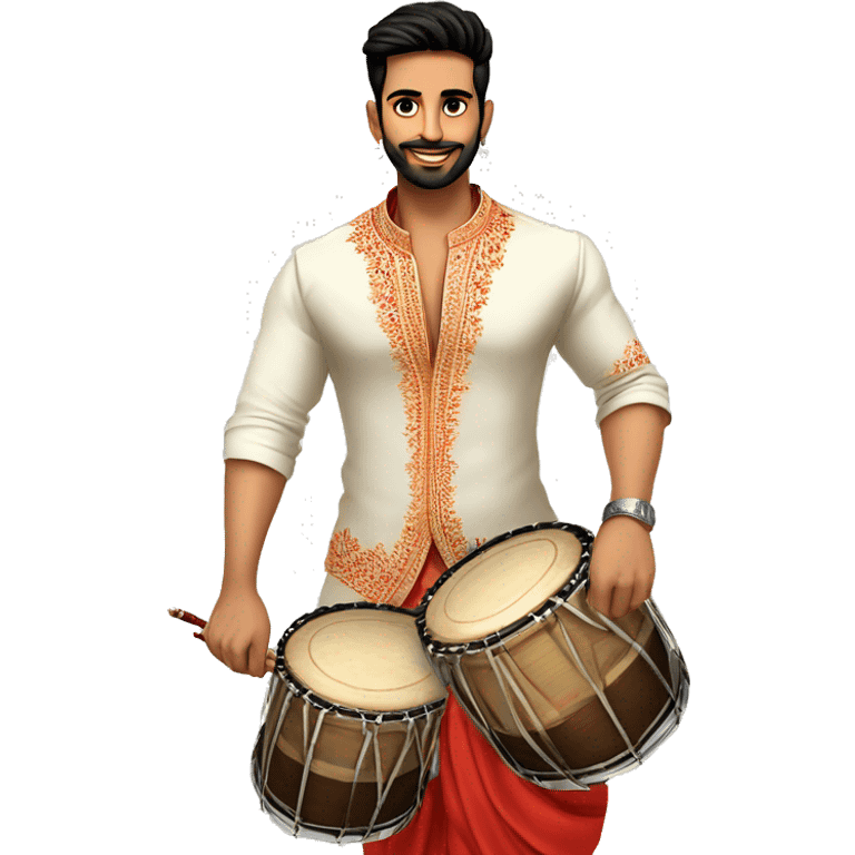 dashing dhol vakad sexy boy in modern oufit emoji