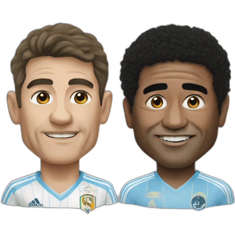 Pele und maradona emoji