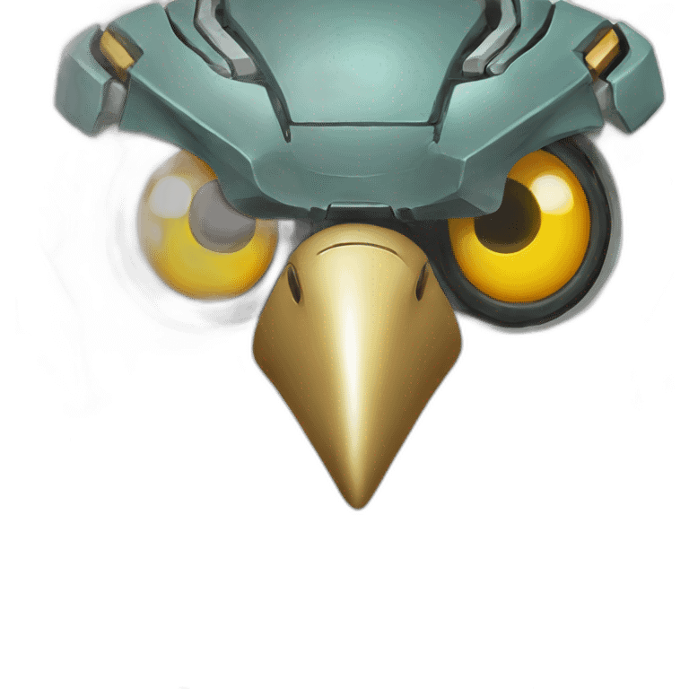 mecha head bird emoji