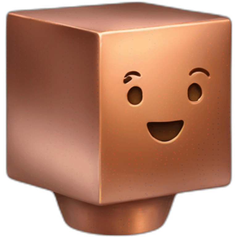 copper cube emoji