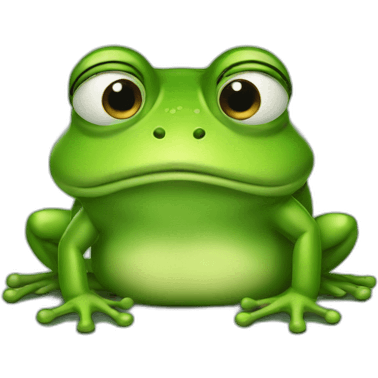 arrogant frog emoji