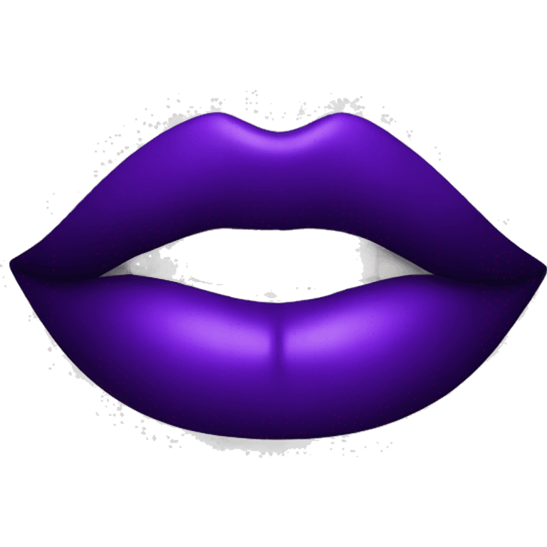 Violet lips  emoji