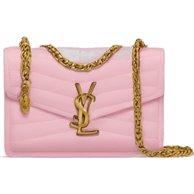 baby pink ysl bag emoji