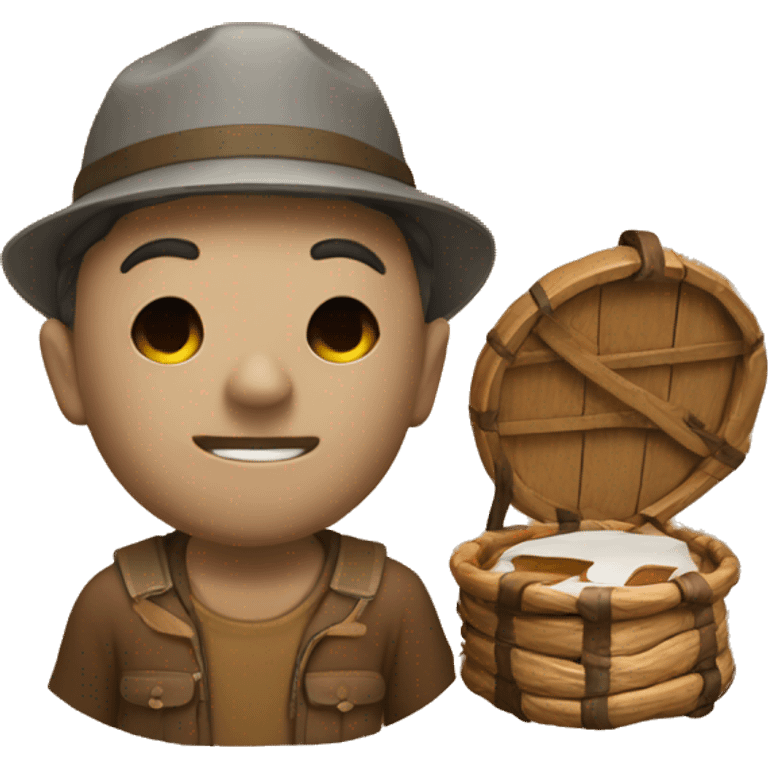 trip and wood  emoji