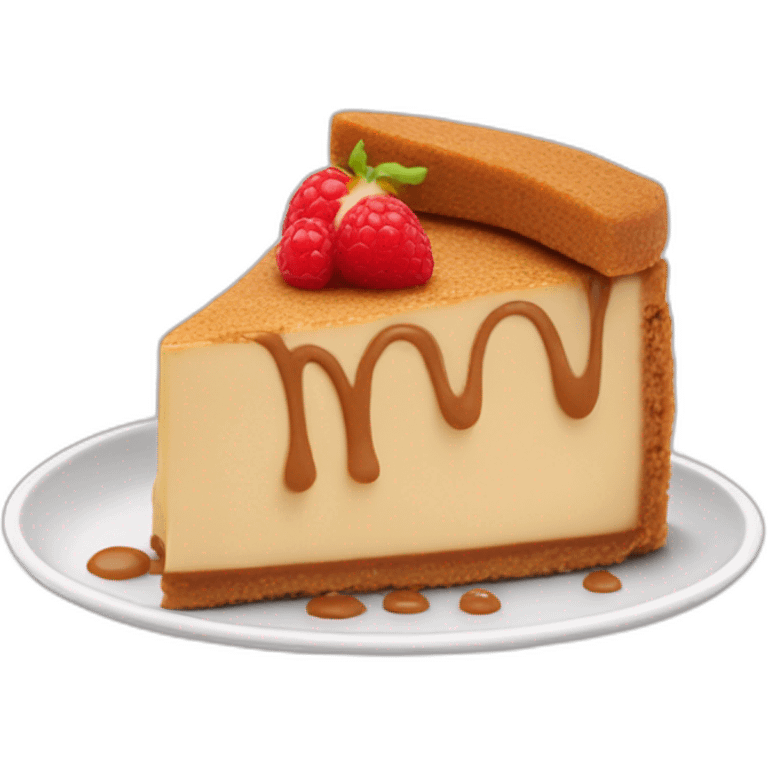 Biscoff cheesecake emoji