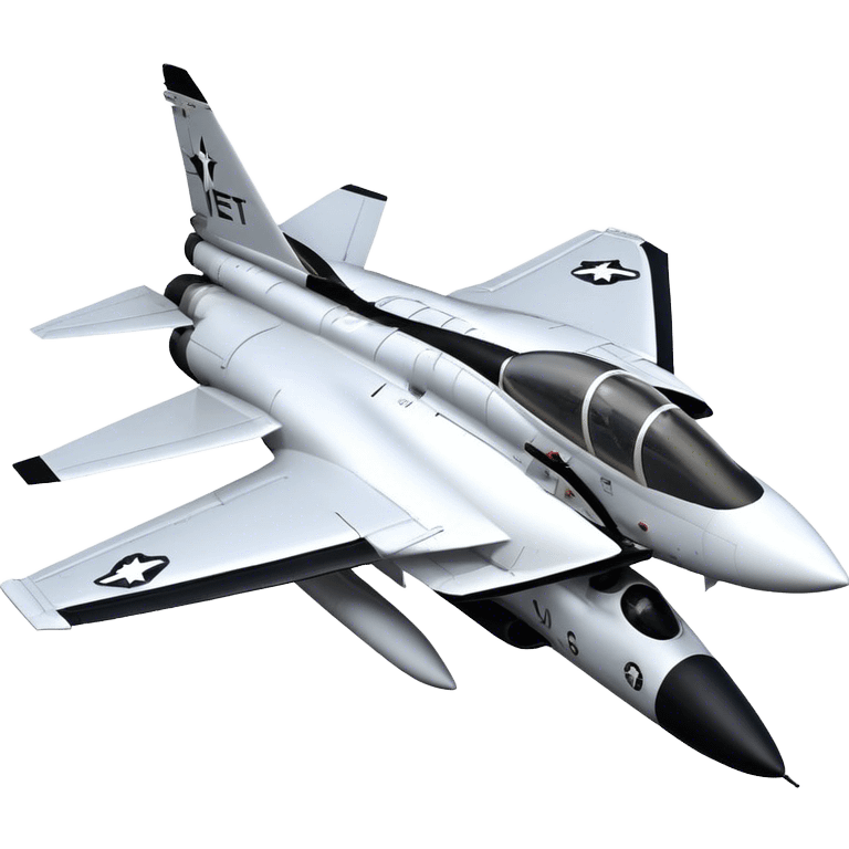 Jet Trainer - T-38 Talon - Northrop Grumman (Model Year: 2021) (Iconic colour: White and black) emoji