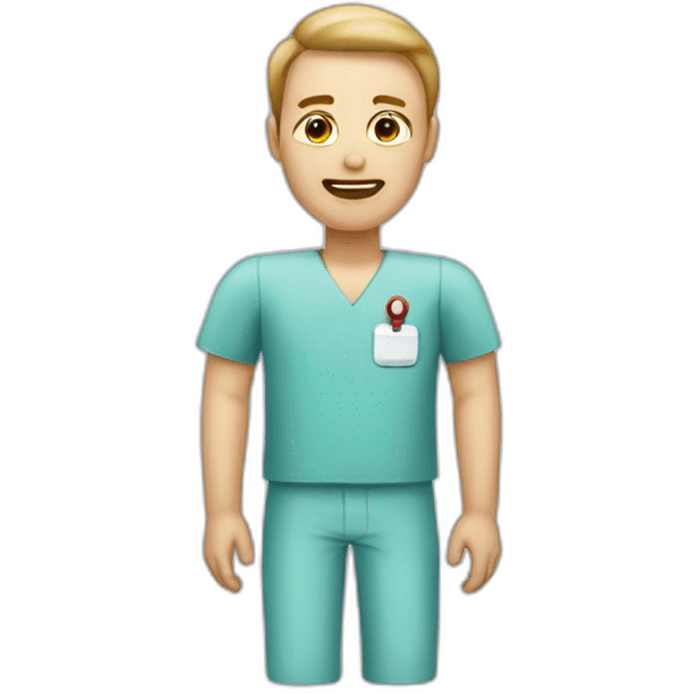 Man medical joint emoji