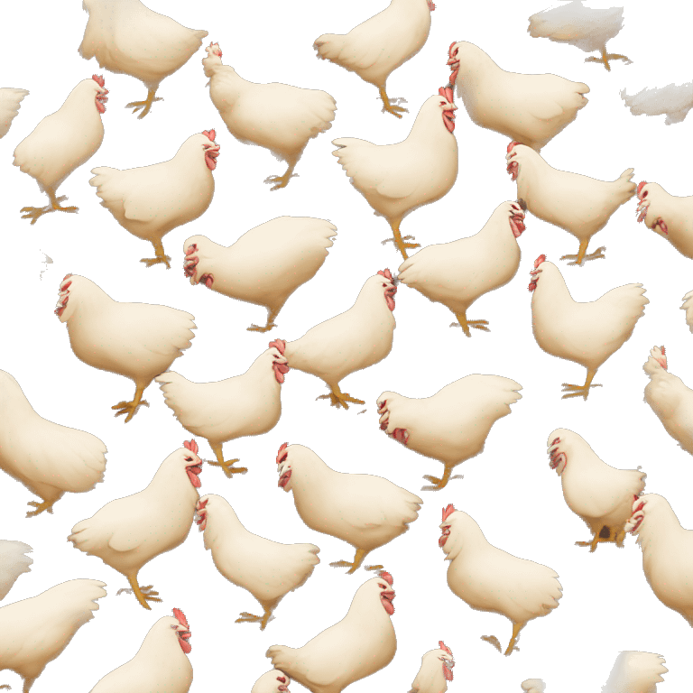 organic chicken farm  emoji