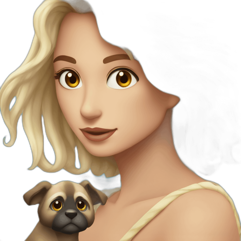 Alida como amante de los animales y del mar emoji