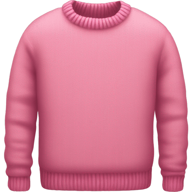 Pink sweater emoji