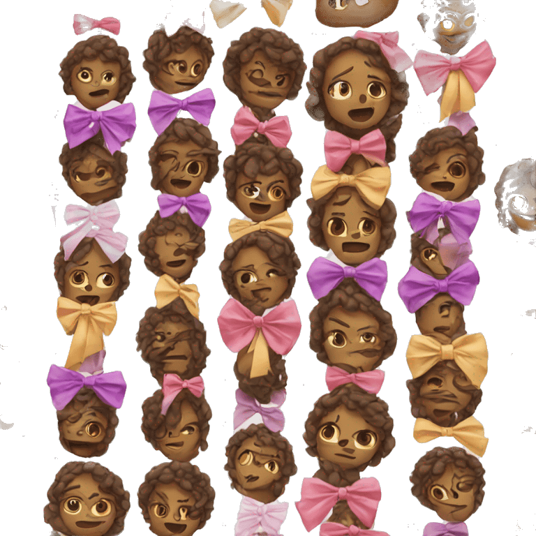 Women make bows emoji