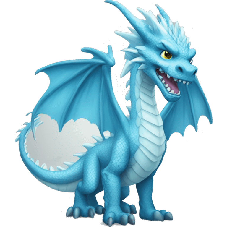 AN ICE DRAGON emoji