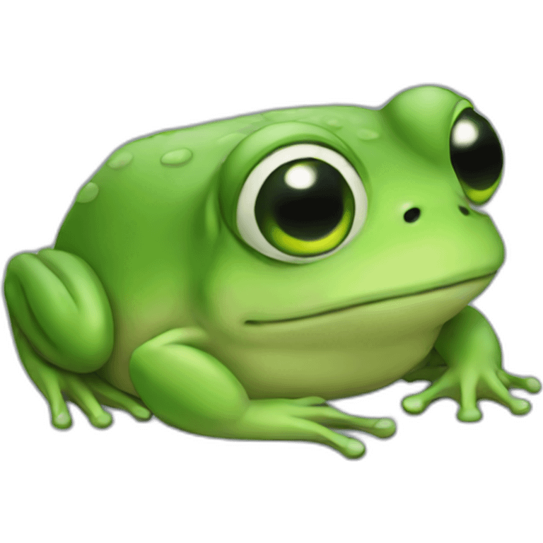 sad frog emoji