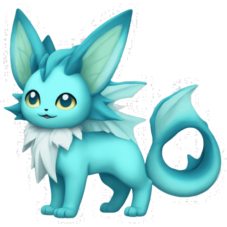 Vaporeon-Glaceon full body emoji