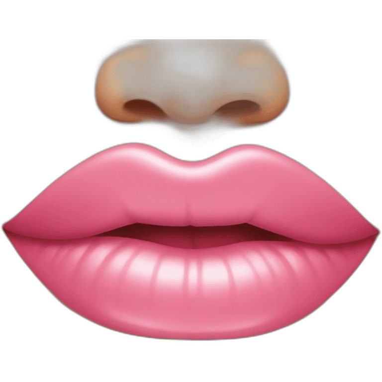 Lip pink so sweet emoji