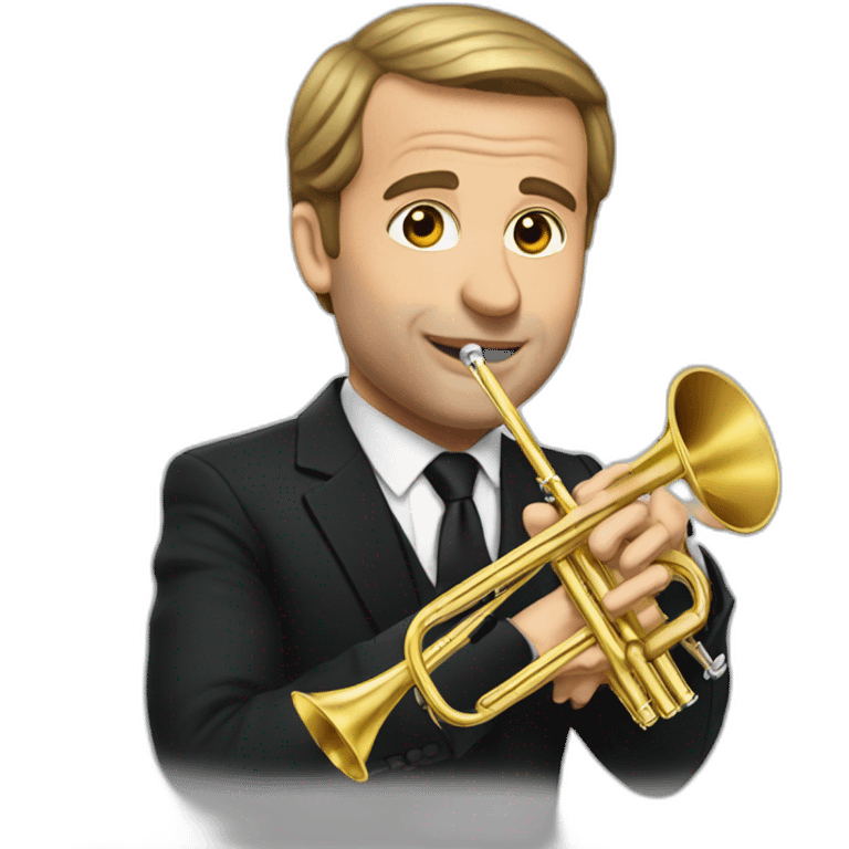 Trumpet macron emoji