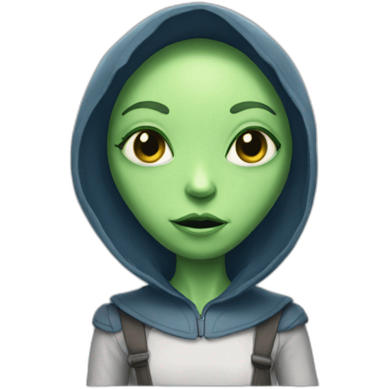 Elodie alien emoji