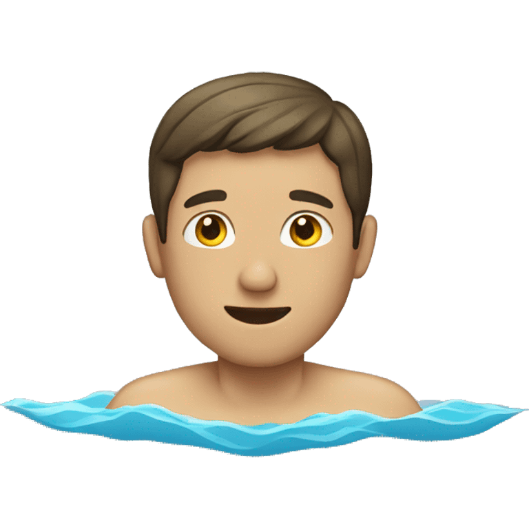 Man swimming emoji