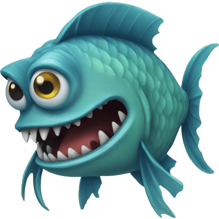 Fish monster  emoji