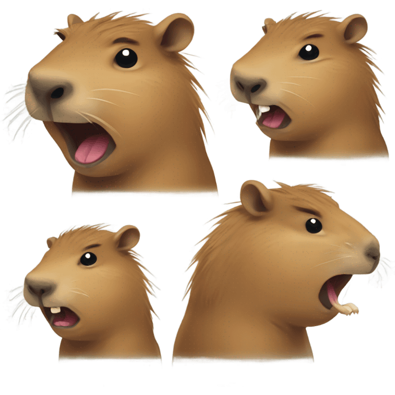 angry capybara emoji