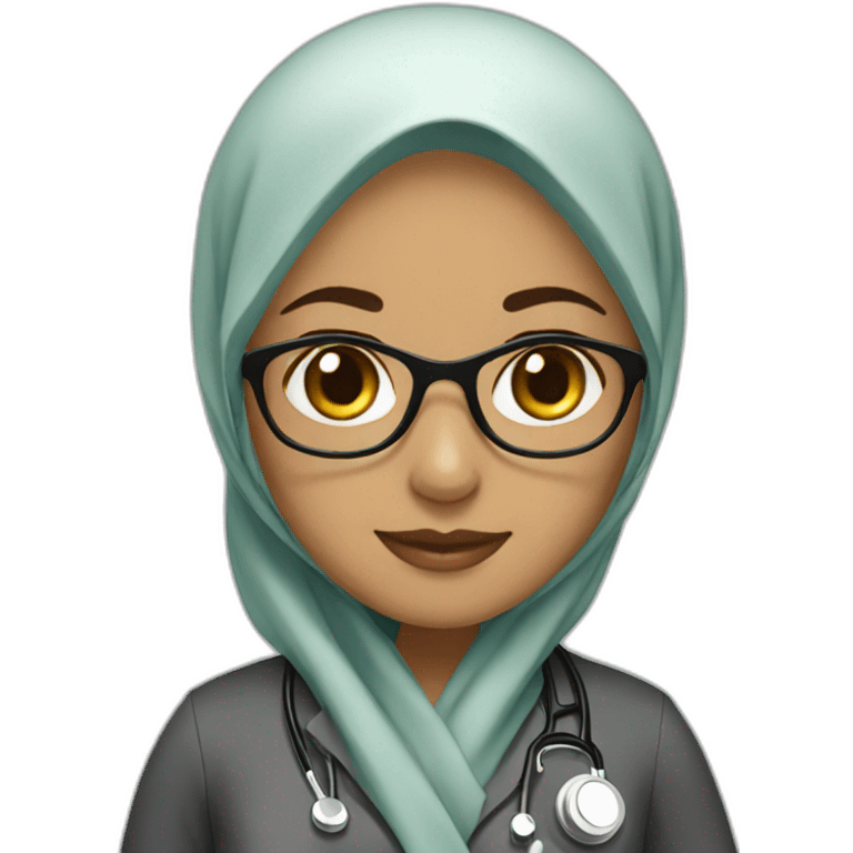 Hijab doctor emoji